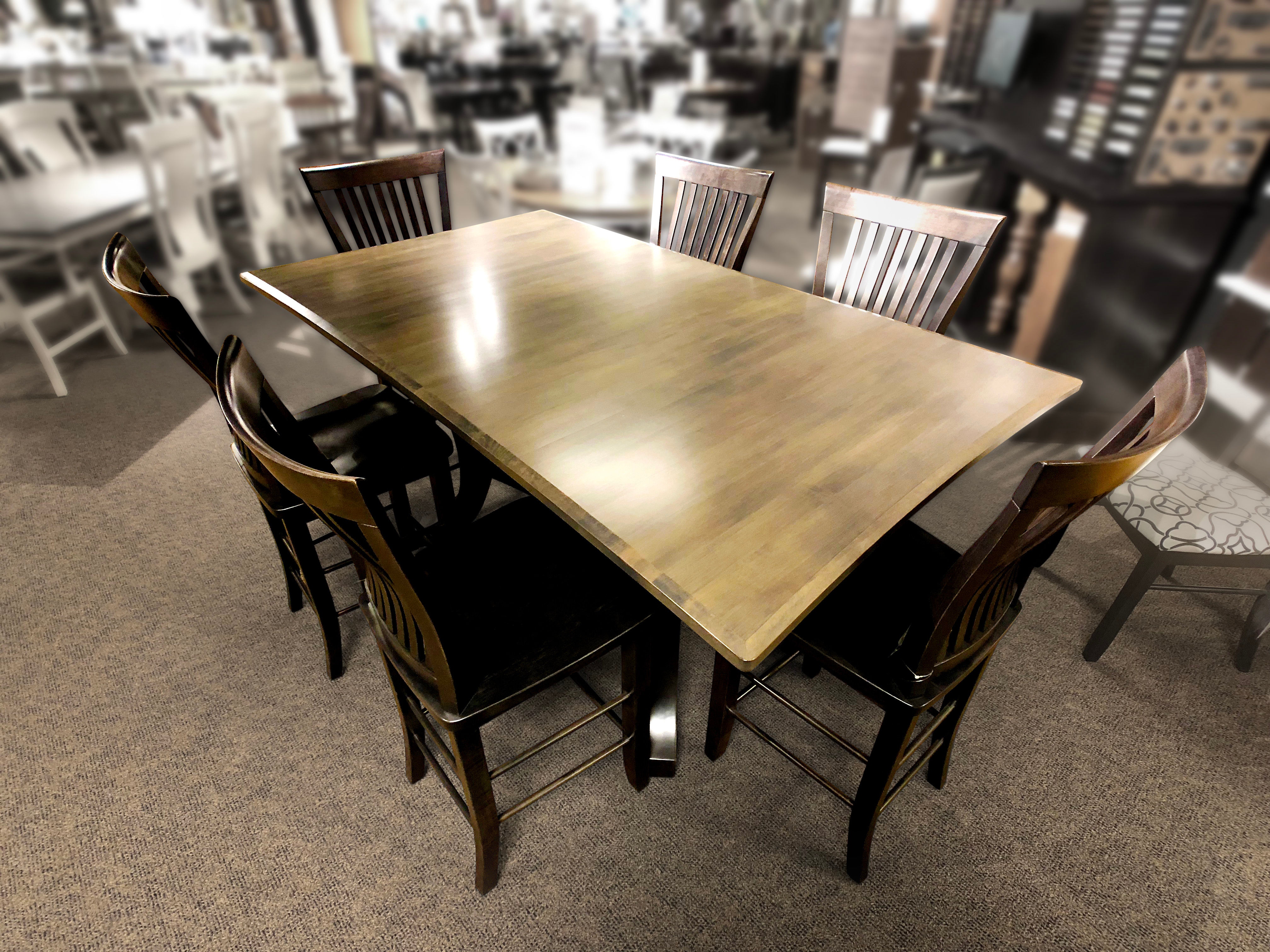 ダイニングテーブル WTW COFFEE MARVERICKS TABLE MAVIN Casual Dining Concave Shaped Table Top - Skaff